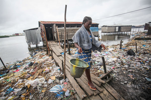 Monrovia's Westpoint slum