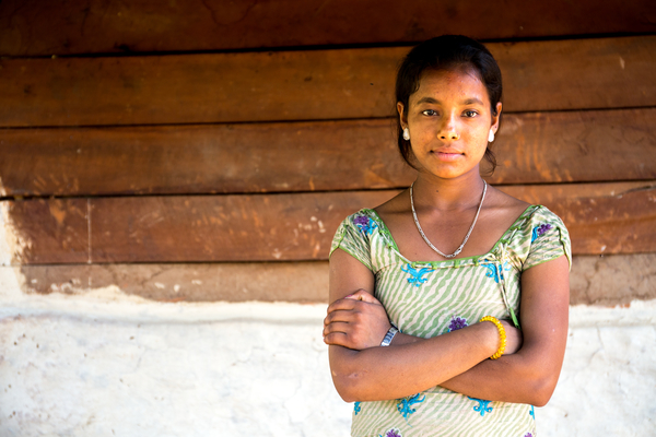 Rabina, 17, in Nepal